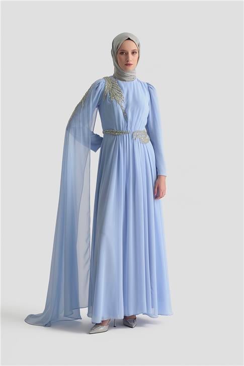 Armine Abiye 25YD9183 Mavi