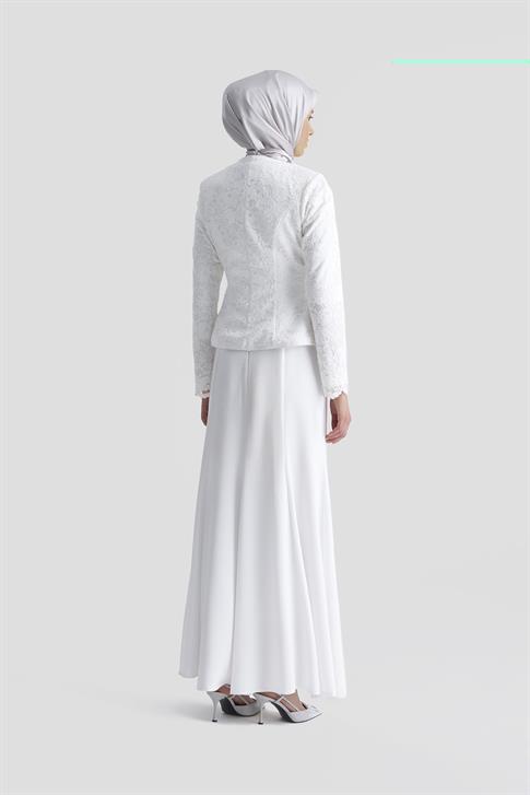 Armine Abiye 25YD9184 Beyaz