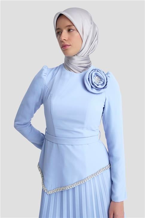 Armine Abiye 25YD9187 Mavi