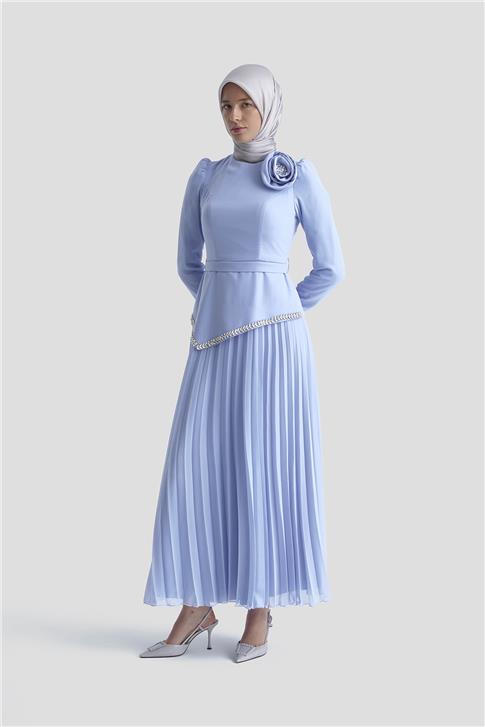 Armine Abiye 25YD9187 Mavi