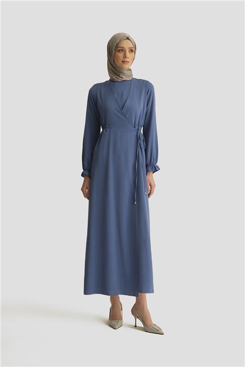 Armine Anvelop Elbise 25YH9230 İndigo