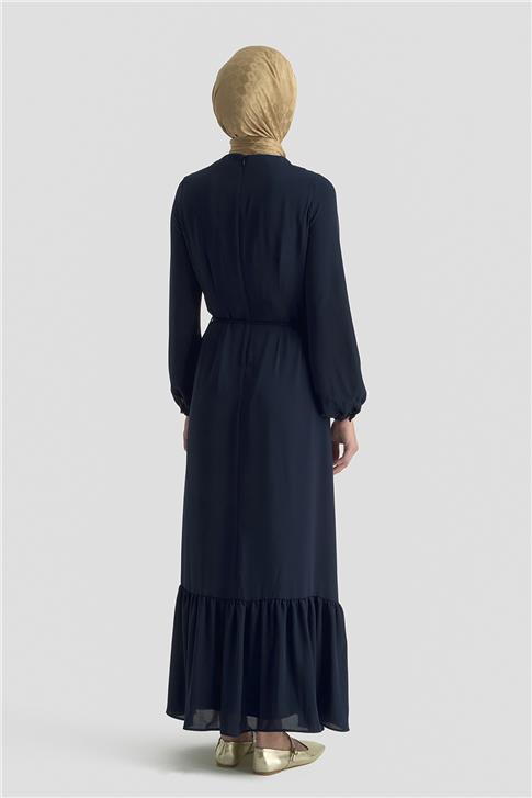 Armine Trend Elbise 25YT924 Lacivert