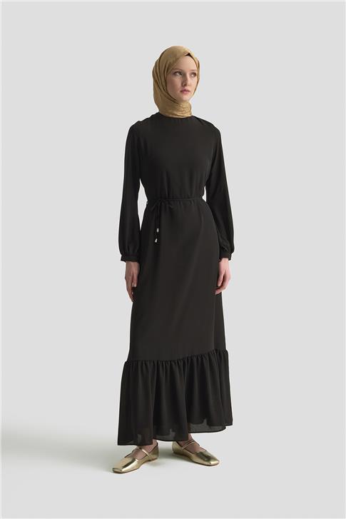 Armine Trend Elbise 25YT924 SİYAH