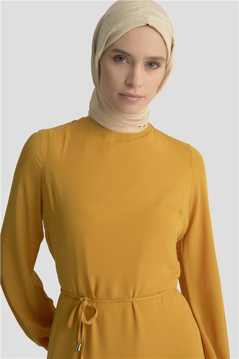 Armine Trend Elbise 25YT924 Hardal