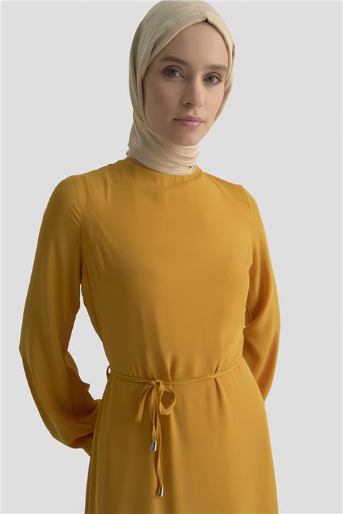 Armine Trend Elbise 25YT924 Hardal