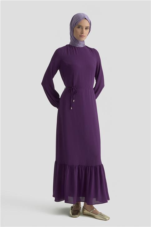 Armine Trend Elbise 25YT924 Açık Mor