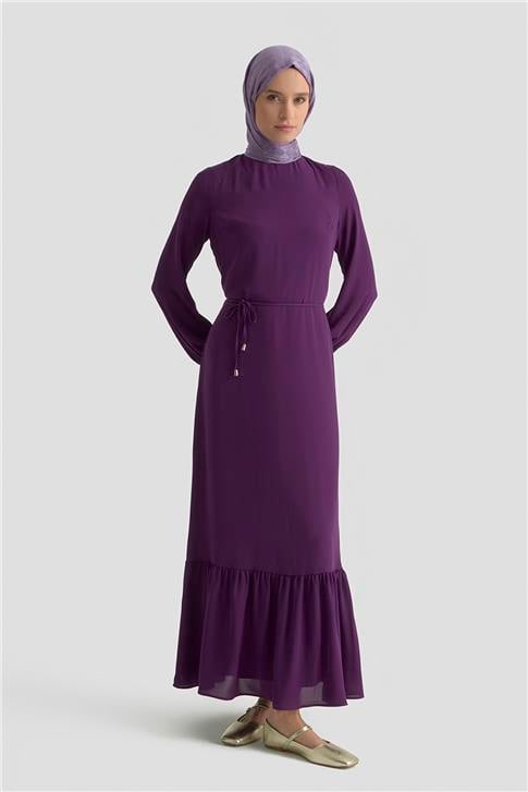 Armine Trend Elbise 25YT924 Açık Mor