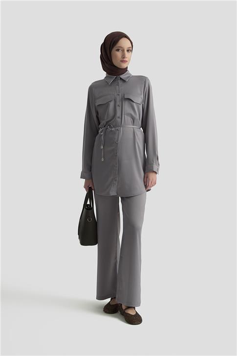 Armine Takım 25YD9261 Gri