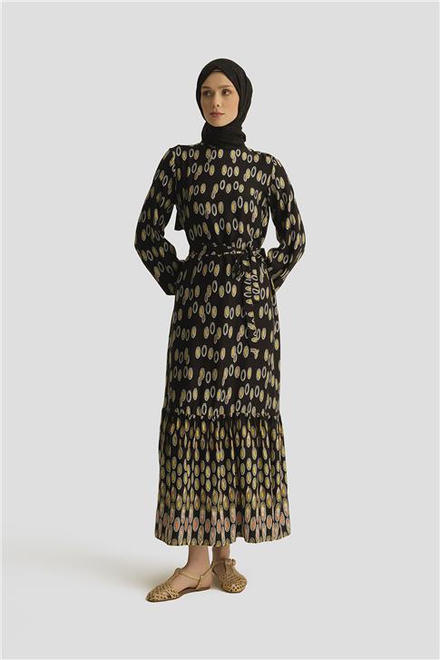 Armine Trend Elbise 25YT928 Siyah