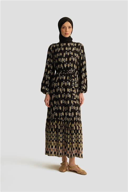 Armine Trend Elbise 25YT928 Siyah