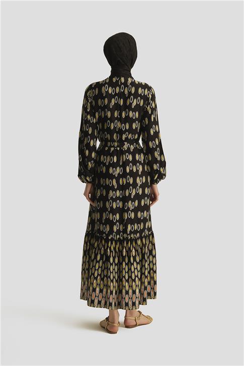 Armine Trend Elbise 25YT928 Siyah