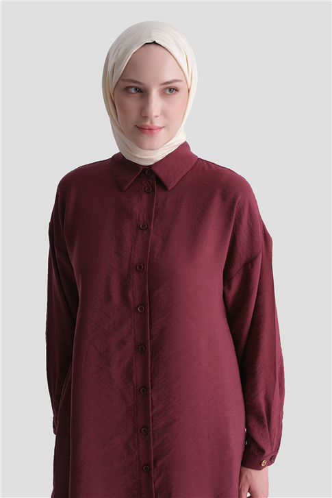 Tunik 26YT418 Bordo