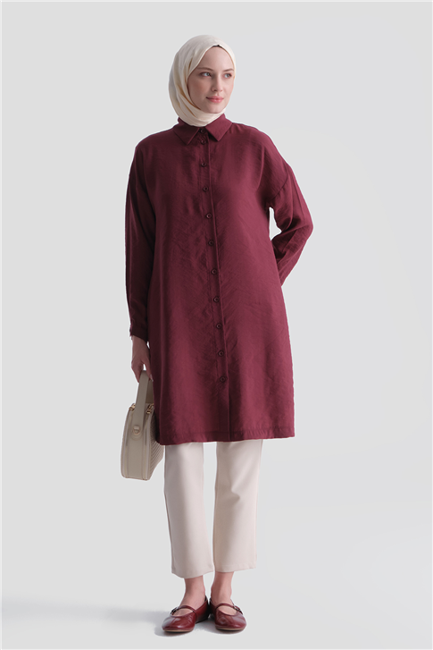 Tunik 26YT418 Bordo