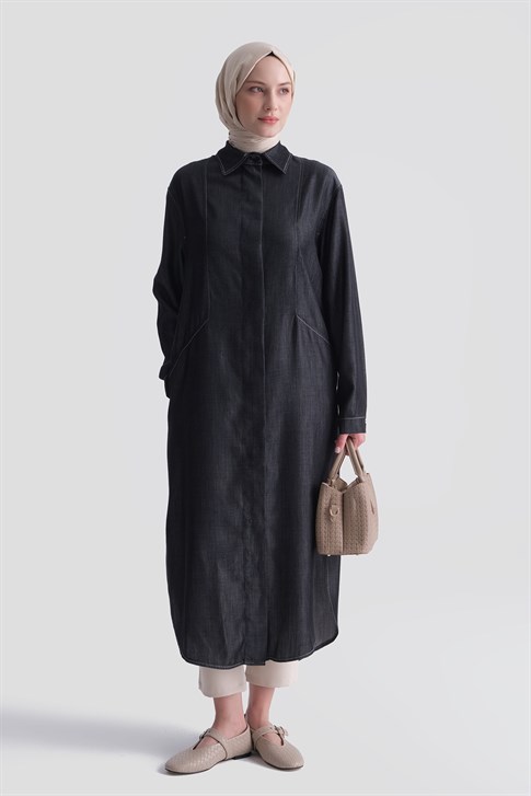 Oversize Tunik 26YT442 Antrasit