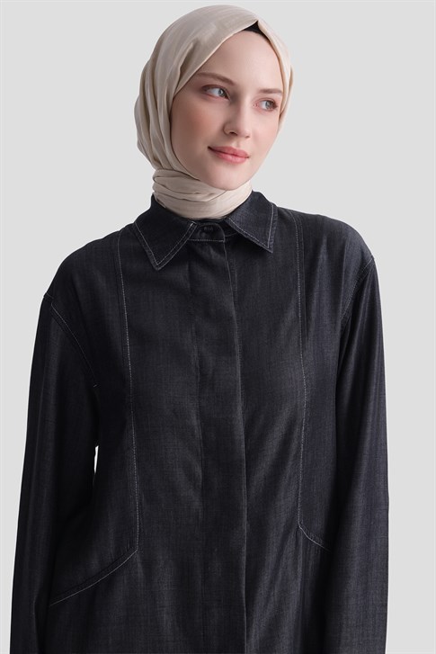 Oversize Tunik 26YT442 Antrasit
