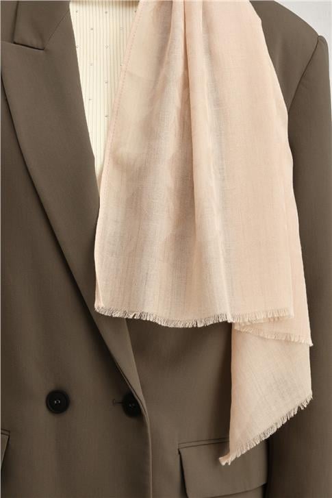 Armine Tencel Yün Monogram Desen Şal 02