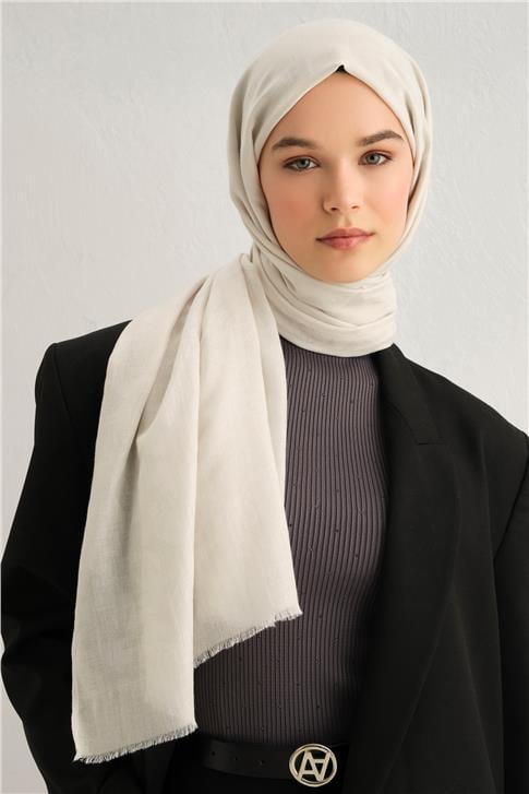 Armine Tencel Yün Monogram Desen Şal 07