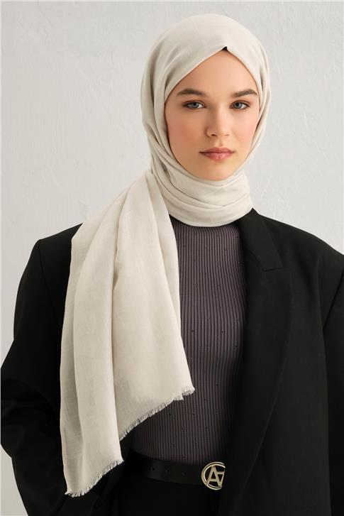 Armine Tencel Yün Monogram Desen Şal 07