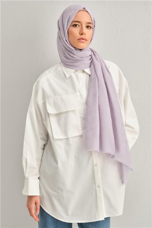 Armine Tencel Yün Monogram Desen Şal 15