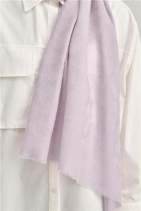 Armine Tencel Yün Monogram Desen Şal 15