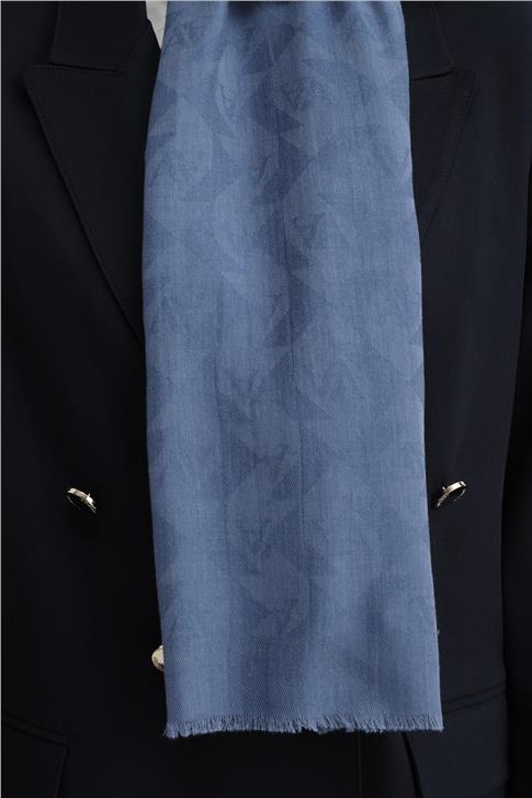 Armine Tencel Yün Monogram Desen Şal 16