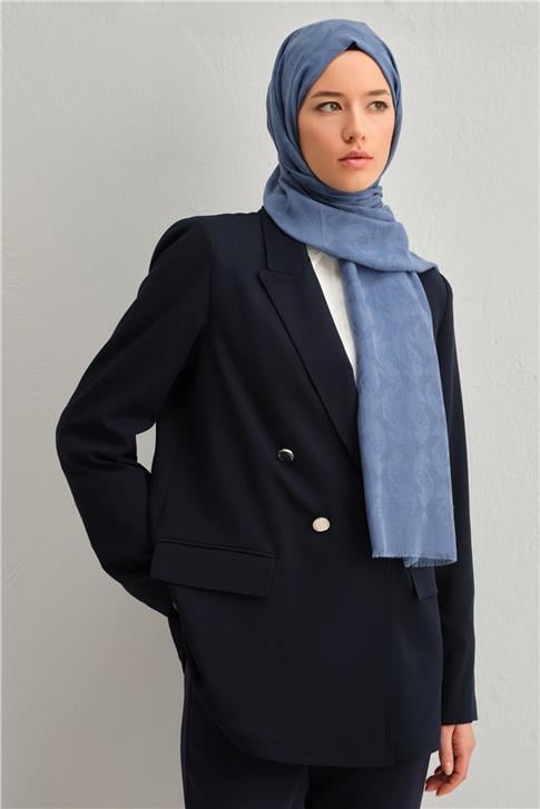 Armine Tencel Yün Monogram Desen Şal 16