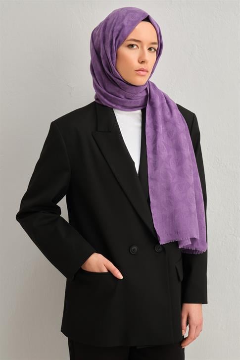 Armine Tencel Yün Monogram Desen Şal 28