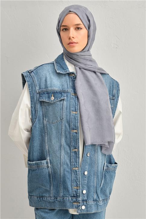 Armine Tencel Yün Monogram Desen Şal 30