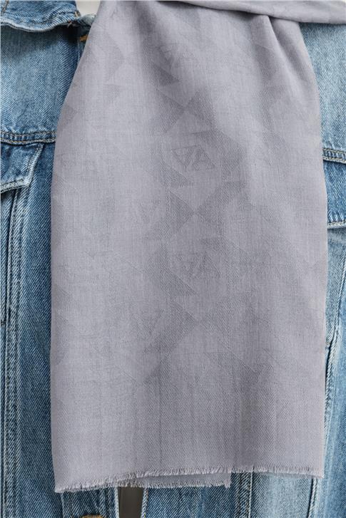 Armine Tencel Yün Monogram Desen Şal 30