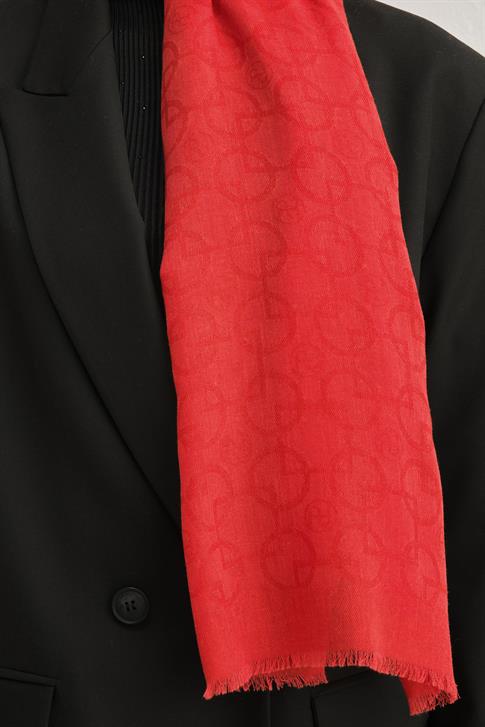 Armine Tencel Yün Geometrik Desen Şal 13