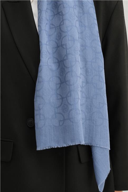 Armine Tencel Yün Geometrik Desen Şal 16