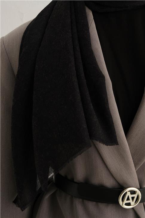 Armine Tencel Yün Geometrik Desen Şal 31