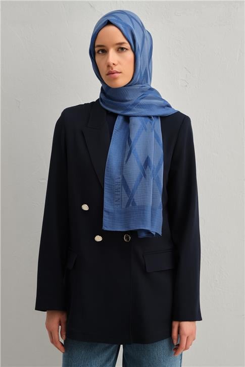 Armine Lyocell Naia Zikzak Desen Şal 1113-16