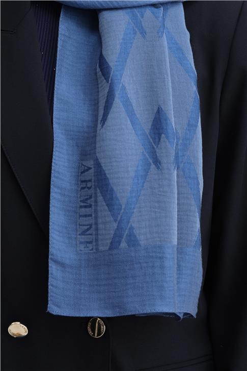 Armine Lyocell Naia Zikzak Desen Şal 1113-16