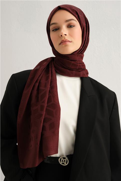 Armine Lyocell Naia Petek Desen Şal 1110-29