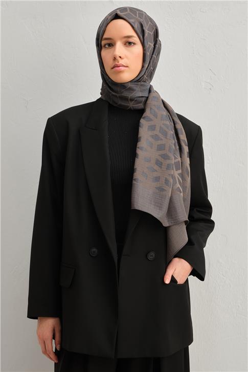 Armine Lyocell Naia Petek Desen Şal 1113-9