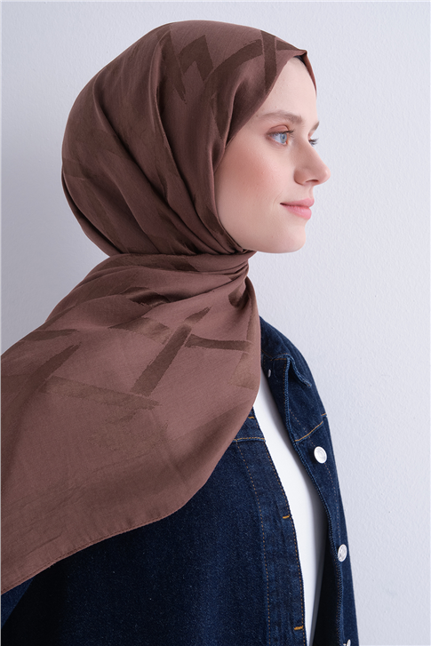 Armine Lyocell Naia Zikzak Desen Şal  1- 101