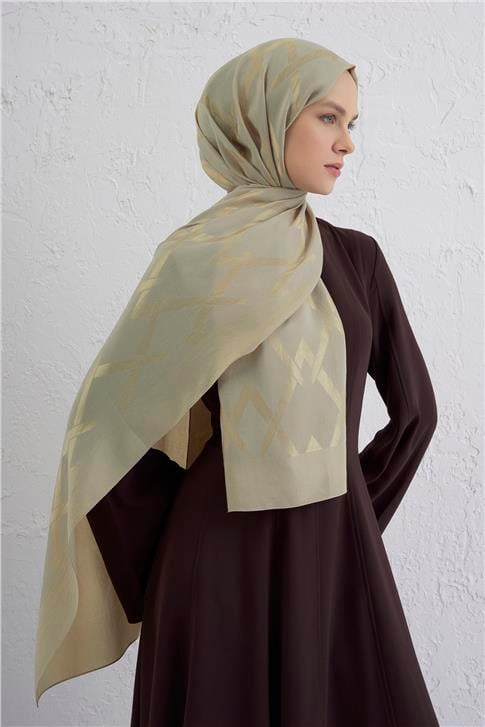 Armine Lyocell Naia Zikzak Desen Şal  1- 05