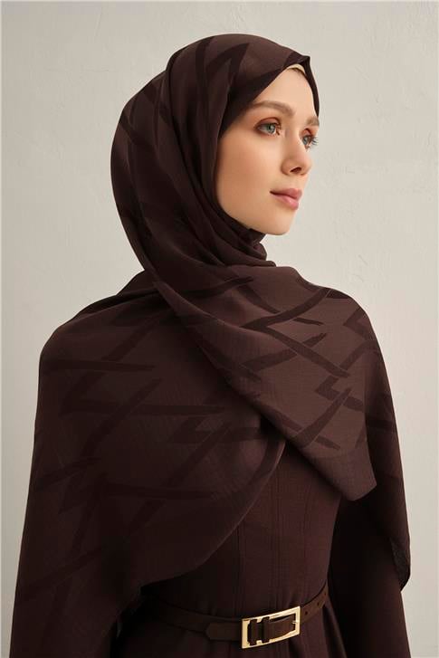 Armine Lyocell Naia Zikzak Desen Şal  1- 10