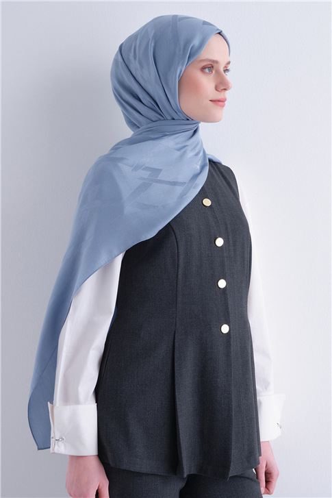 Armine Lyocell Naia Zikzak Desen Şal  1- 24