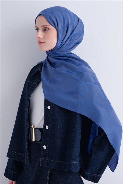 Armine Lyocell Naia Zikzak Desen Şal  1- 25