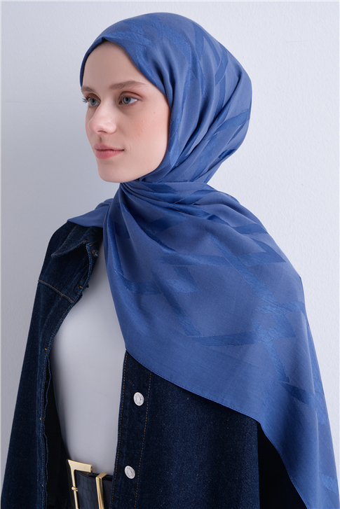 Armine Lyocell Naia Zikzak Desen Şal  1- 25