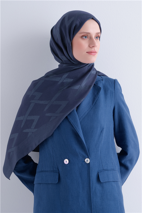 Armine Lyocell Naia Zikzak Desen Şal  1- 28