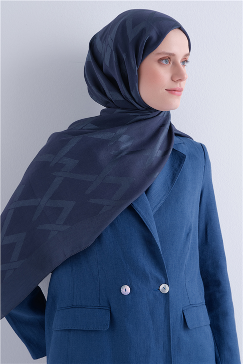Armine Lyocell Naia Zikzak Desen Şal  1- 28