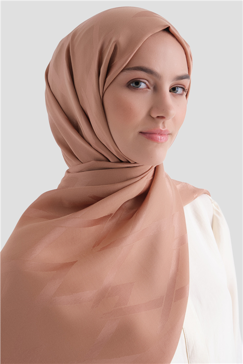 Armine Lyocell Naia Zikzak Desen Şal  1- 38