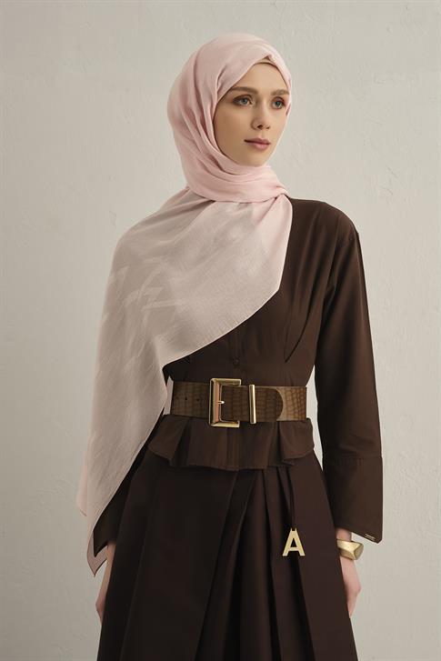 Armine Lyocell Naia Zikzak Desen Şal  1- 39