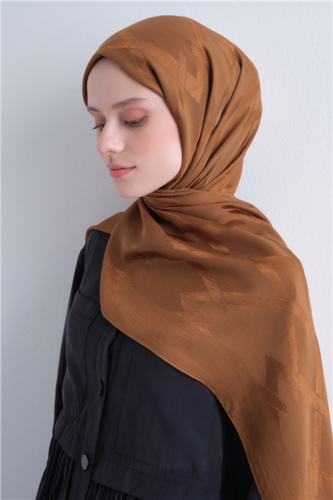 Armine Lyocell Naia Zikzak Desen Şal  1- 46