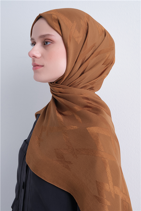 Armine Lyocell Naia Zikzak Desen Şal  1- 46