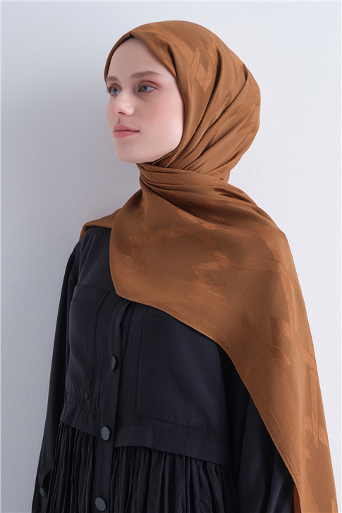 Armine Lyocell Naia Zikzak Desen Şal  1- 46