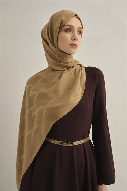 Armine Lyocell Naia Zikzak Desen Şal  1- 70